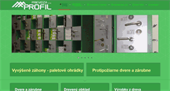 Desktop Screenshot of profilpd.sk